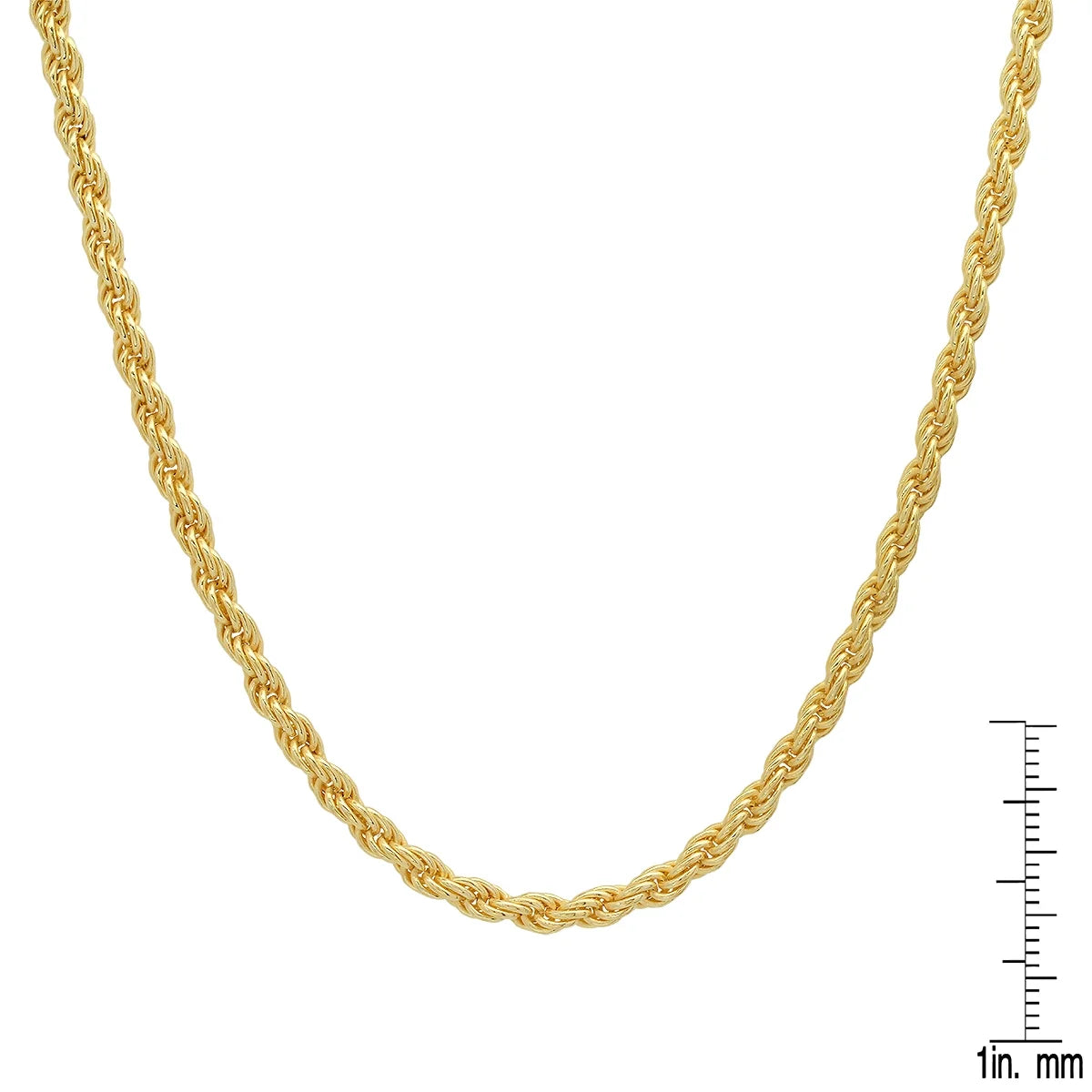 Gold Italian Rope Chain 22" - 30" G197957