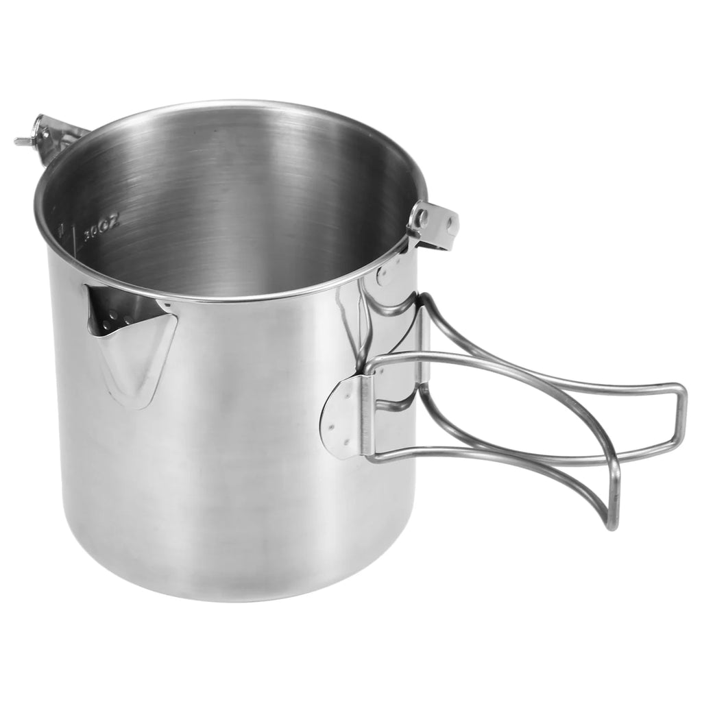 1L Stainless Steel Cooking Kettle with Foldable Handle E18560