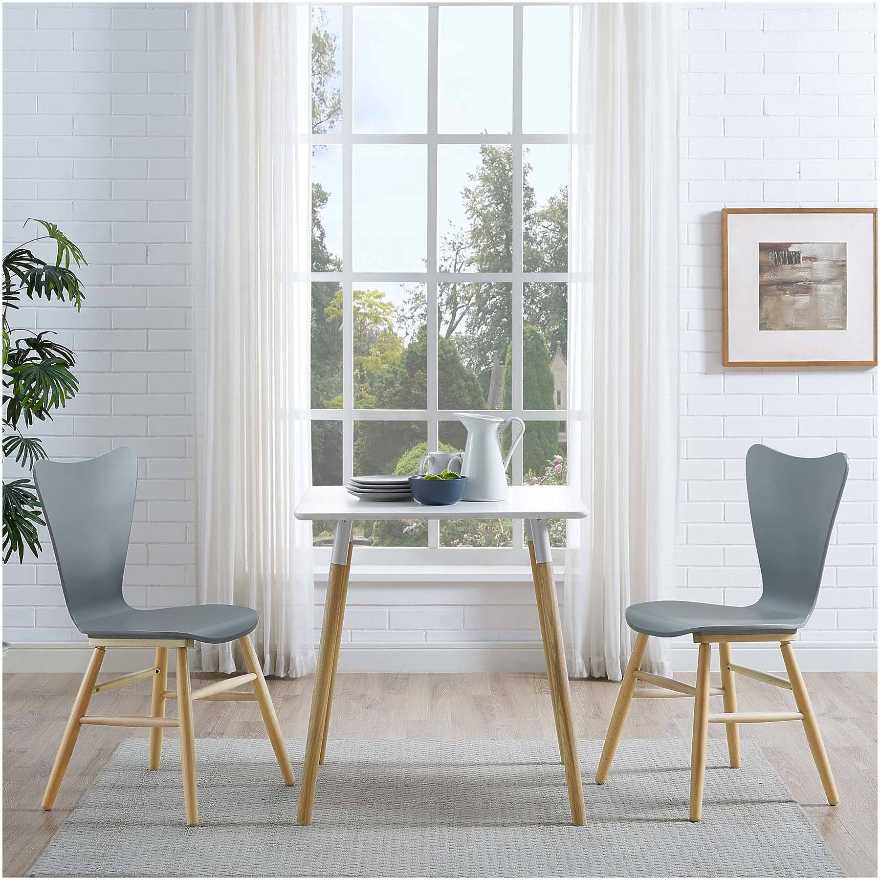 Gray Dining Chair Set of 2 N14607