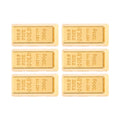 Miniature Gold Bar Doll House Furnishings V13639