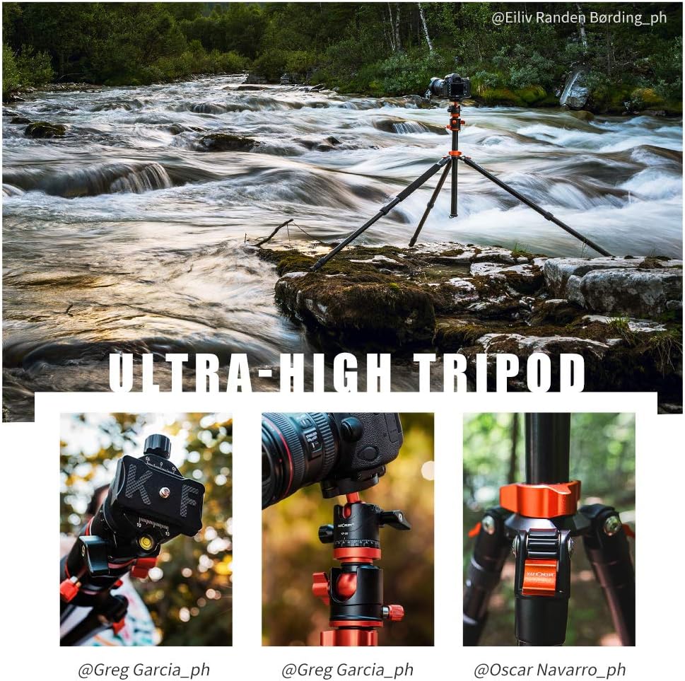 94 Inch 4 Section Aluminium Camera Tripod with Ball Head P837