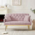 PINK TEDDY FABRIC 2 SEATER SOFA N1129