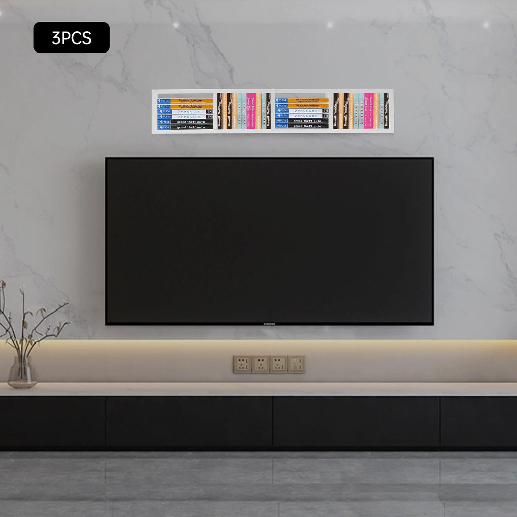 Metal Wall Mount CD DVD Media Storage Rack T707837