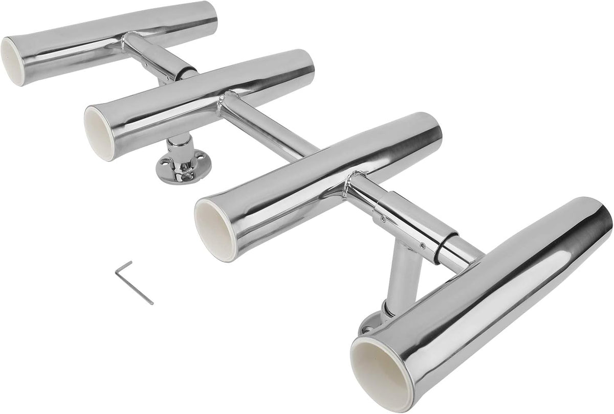 Stainless Rocket Launcher Rod Holders, Pack of 2 F191