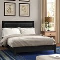 Black King Panel Bed O917