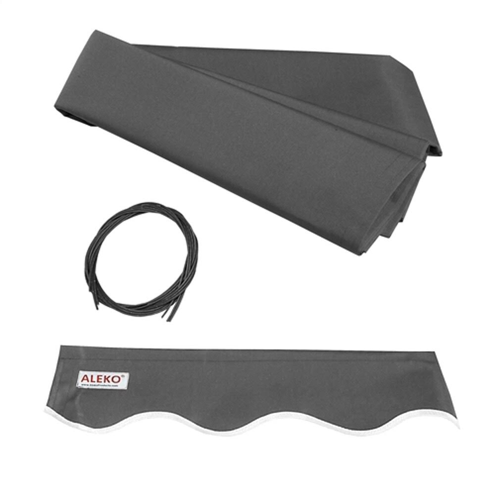 Retractable Patio Deck Awning Motorized 6.5 x 5 ft Grey L802