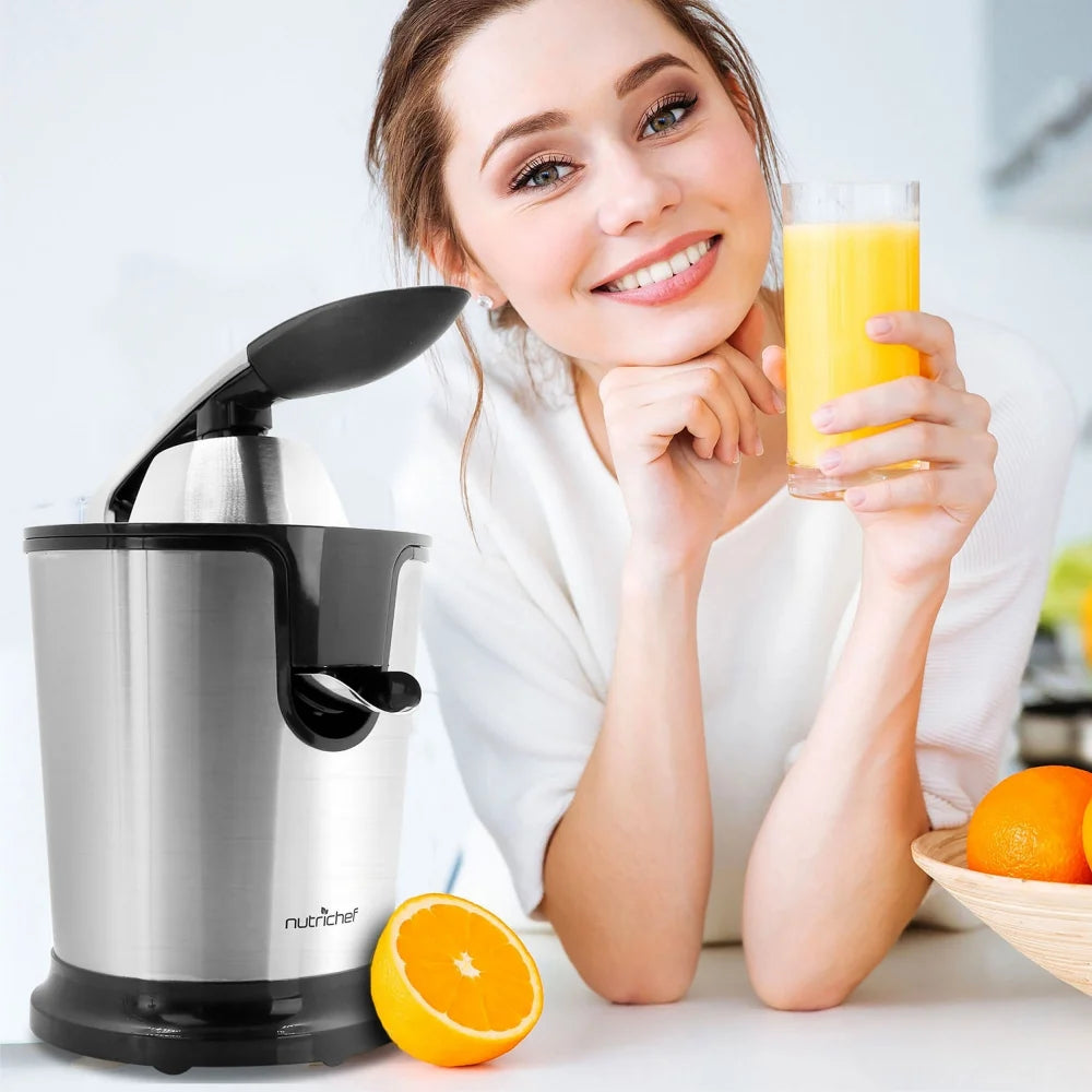 Stainless Steel Electric Citrus Squeezer Masticating Machine U4495