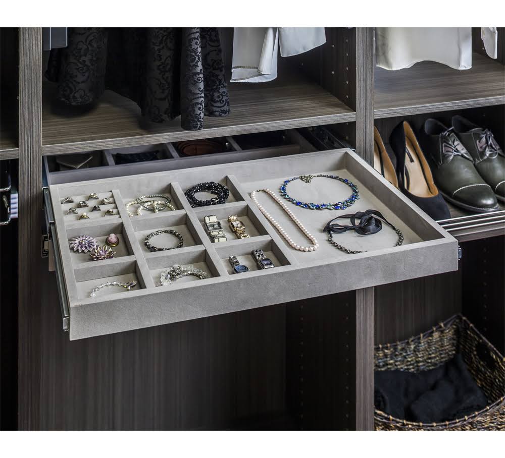 Grey Felt Accessory Tray F5060