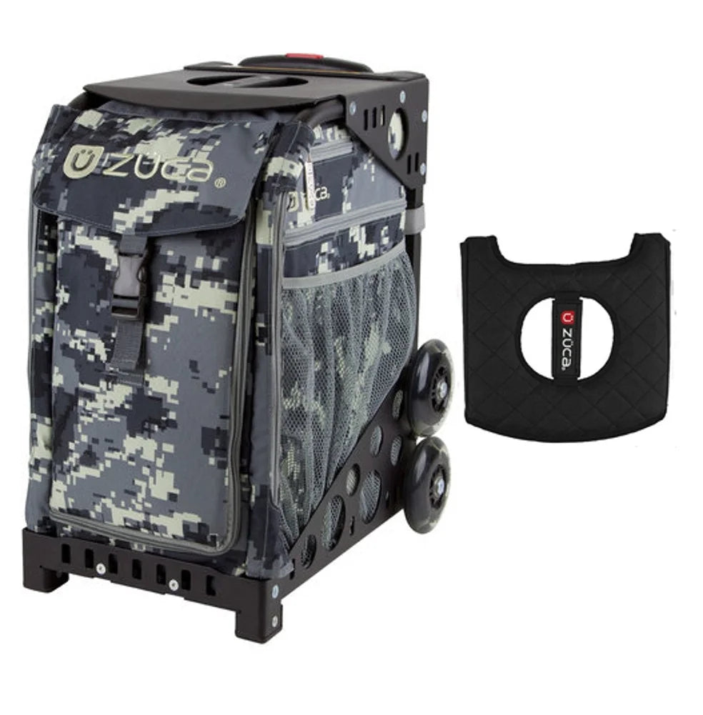 18" Sport Bag with Non-Flashing Wheels and Black/Pink Seat Cover D214019