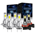 Combo LED Headlight + Fog Light Bulbs Kit R741