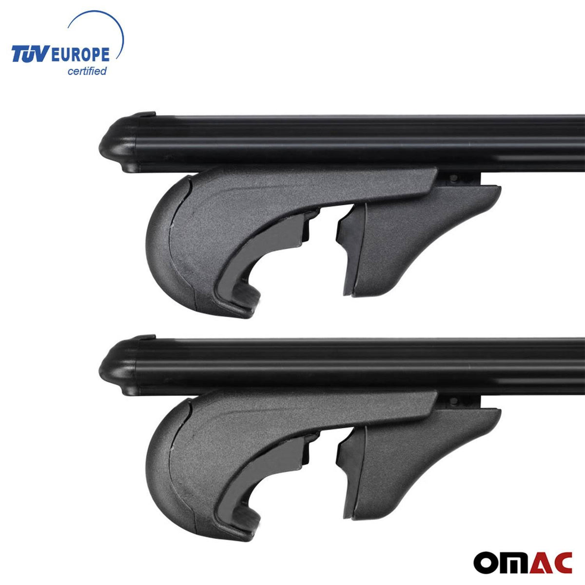Black Roof Rack Cross Bar Carrier D697