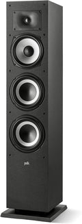 Midnight Black Tower Speaker with 1 Tweeter and 6.5 Woofer V15010