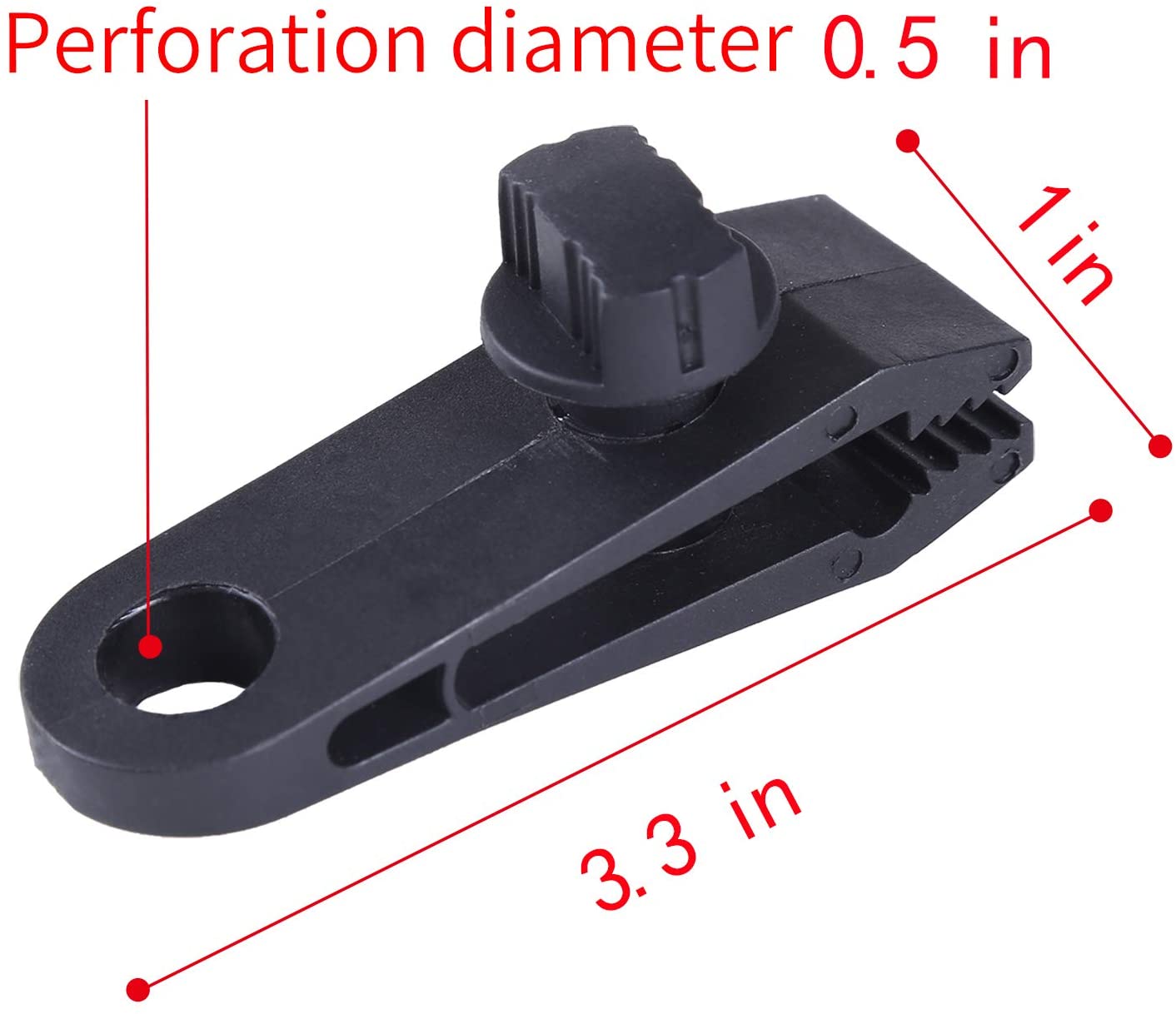 10 Pcs Heavy Duty Thumb Screw Tarp Clips A17857
