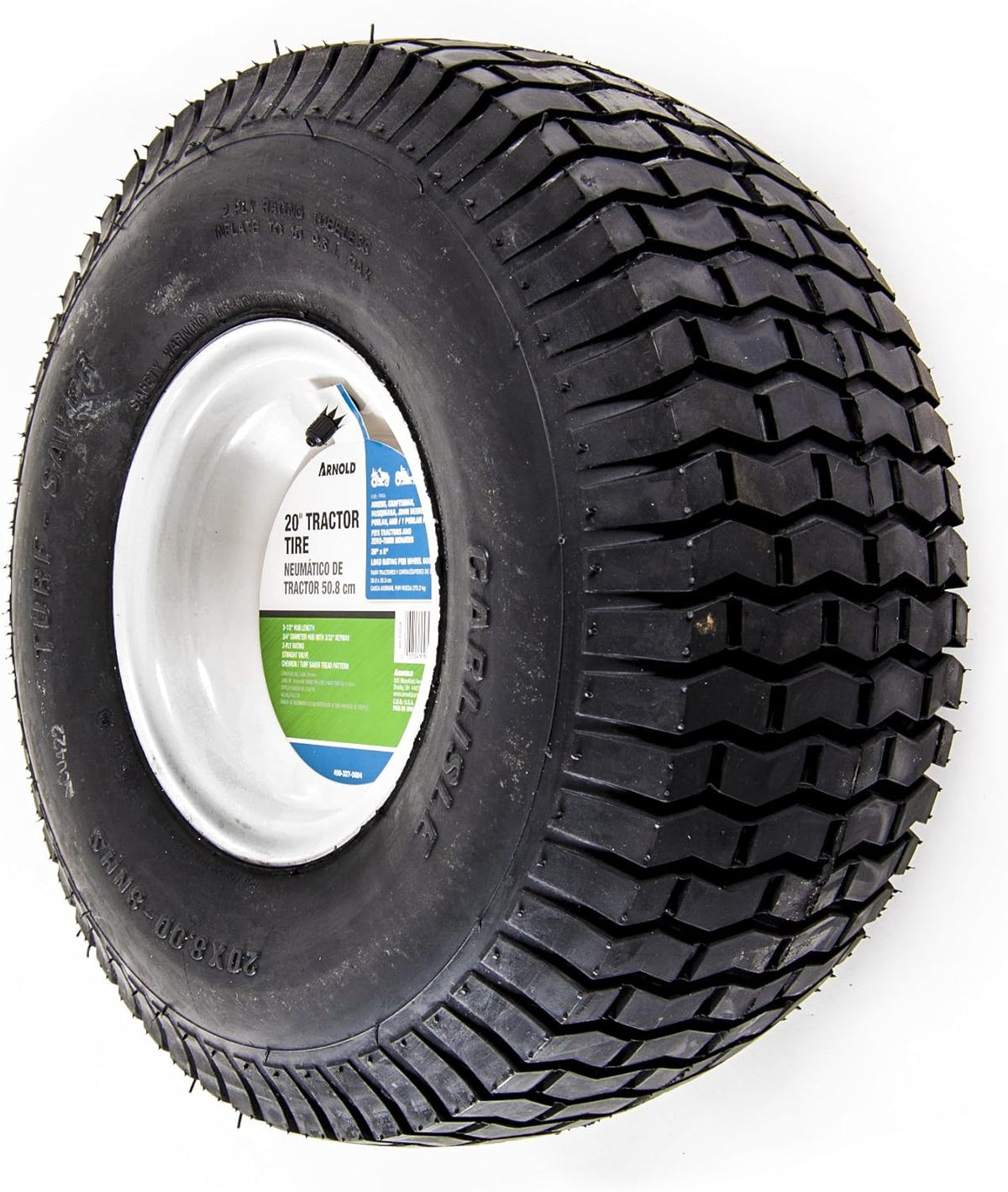 20-Inch x 8-Inch Replacement Tractor Tire L495614