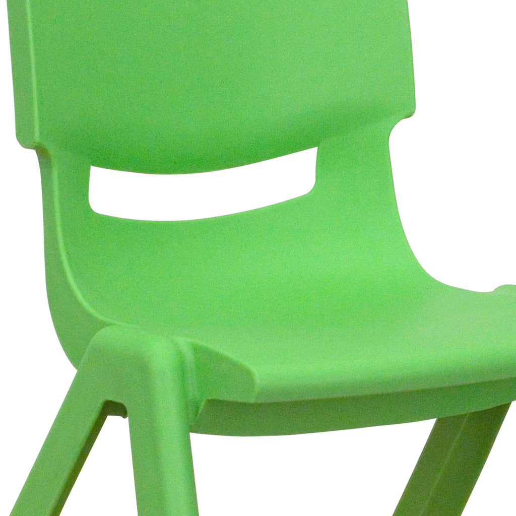 Green Plastic Stacking School Chair (2 Pack) X30848