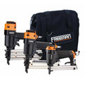 18-Gauge and 22-Gauge Corded 3-Piece Brad Nailer, Stapler and Upholstery Kit with Fasteners and Bag F51818