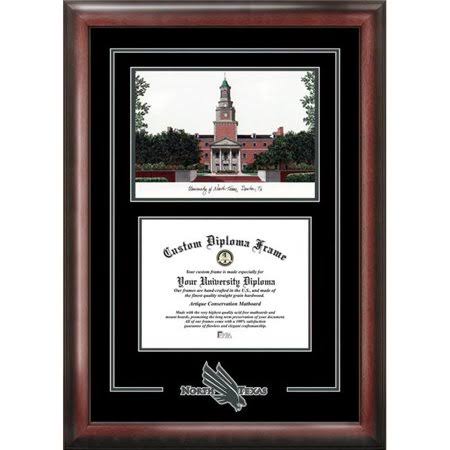 University of North Texas Spirit Graduate Frame with Campus Image I7286