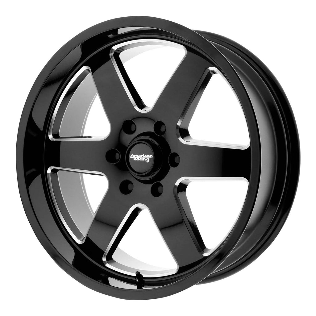Gloss Black Machined Wheel I149