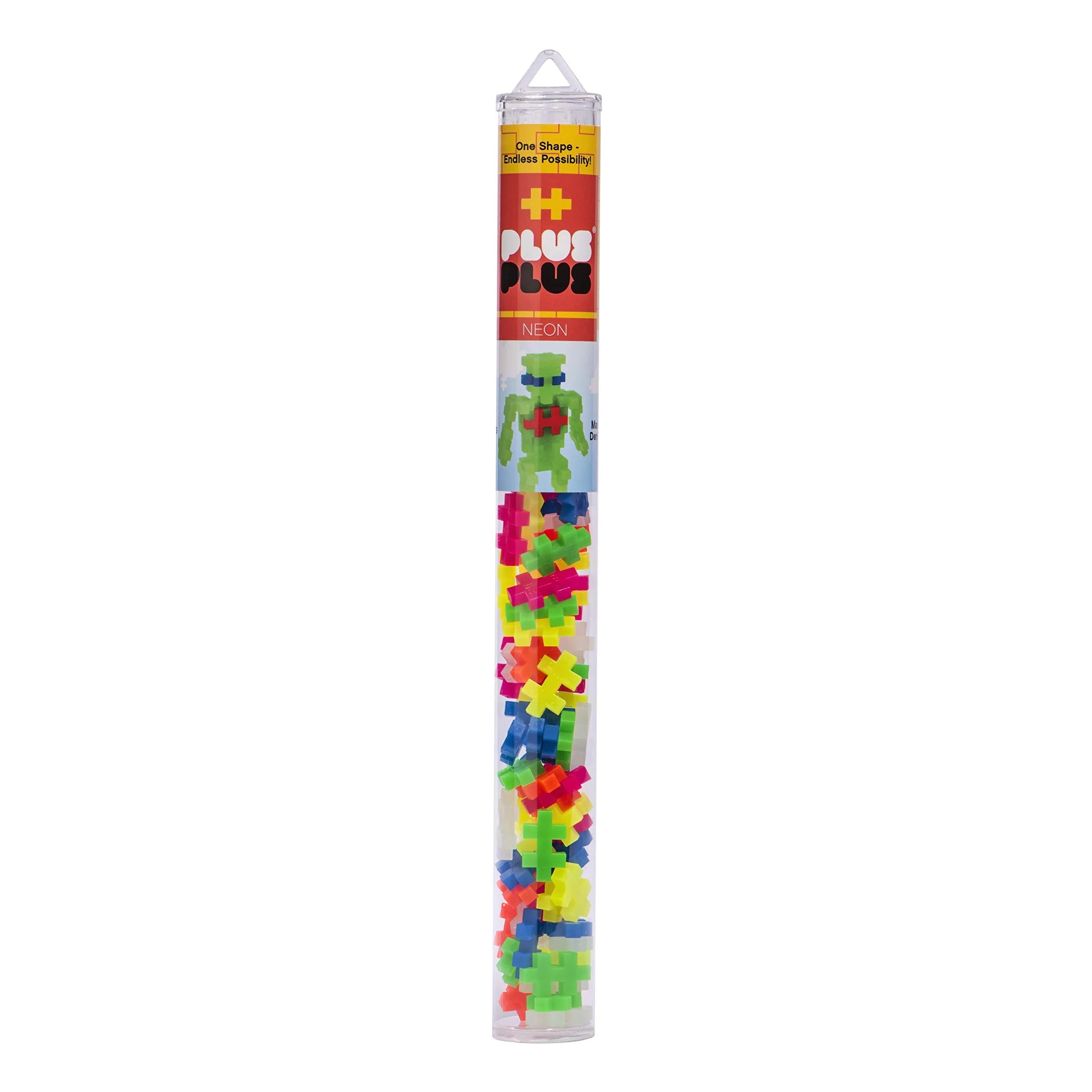 70 Pc Neon Mix Building Set Tube L63800