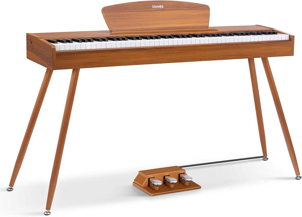 88 Key Weighted Digital Piano with Stand, Triple Pedal and MIDI M6474
