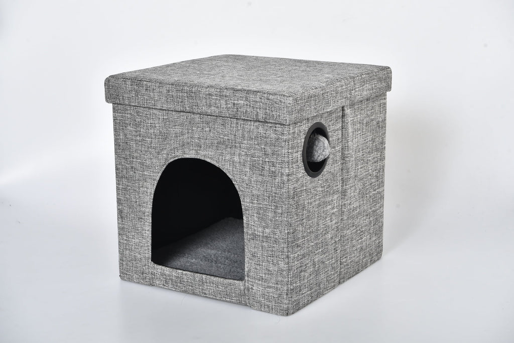 Gray 15" Cat Cube Condo X164915