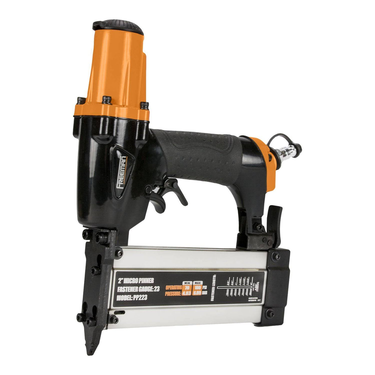 Pneumatic 23 Gauge 2 in. Micro Pinner with Carry Case M540