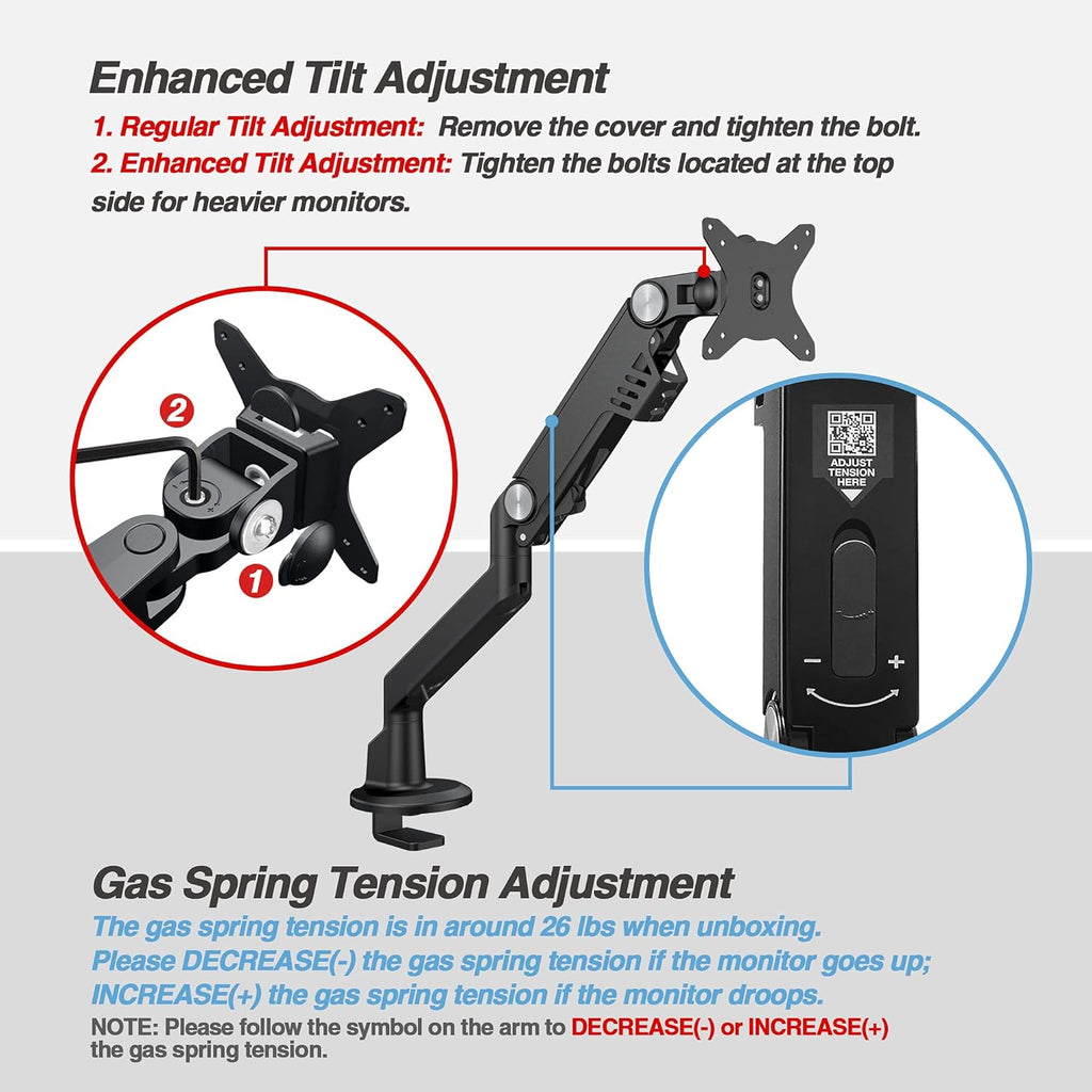 Single Monitor Arm Desk Mount D560
