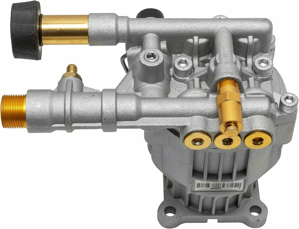 Horizontal Axial Cam Replacement Pressure Washer Pump Kit, 3300 PSI, 2.4 GPM, 3/4 Shaft, Silver T64838