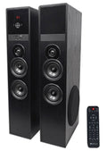 Bluetooth Home Theater Tower Speaker System with 2 Subwoofers M399362