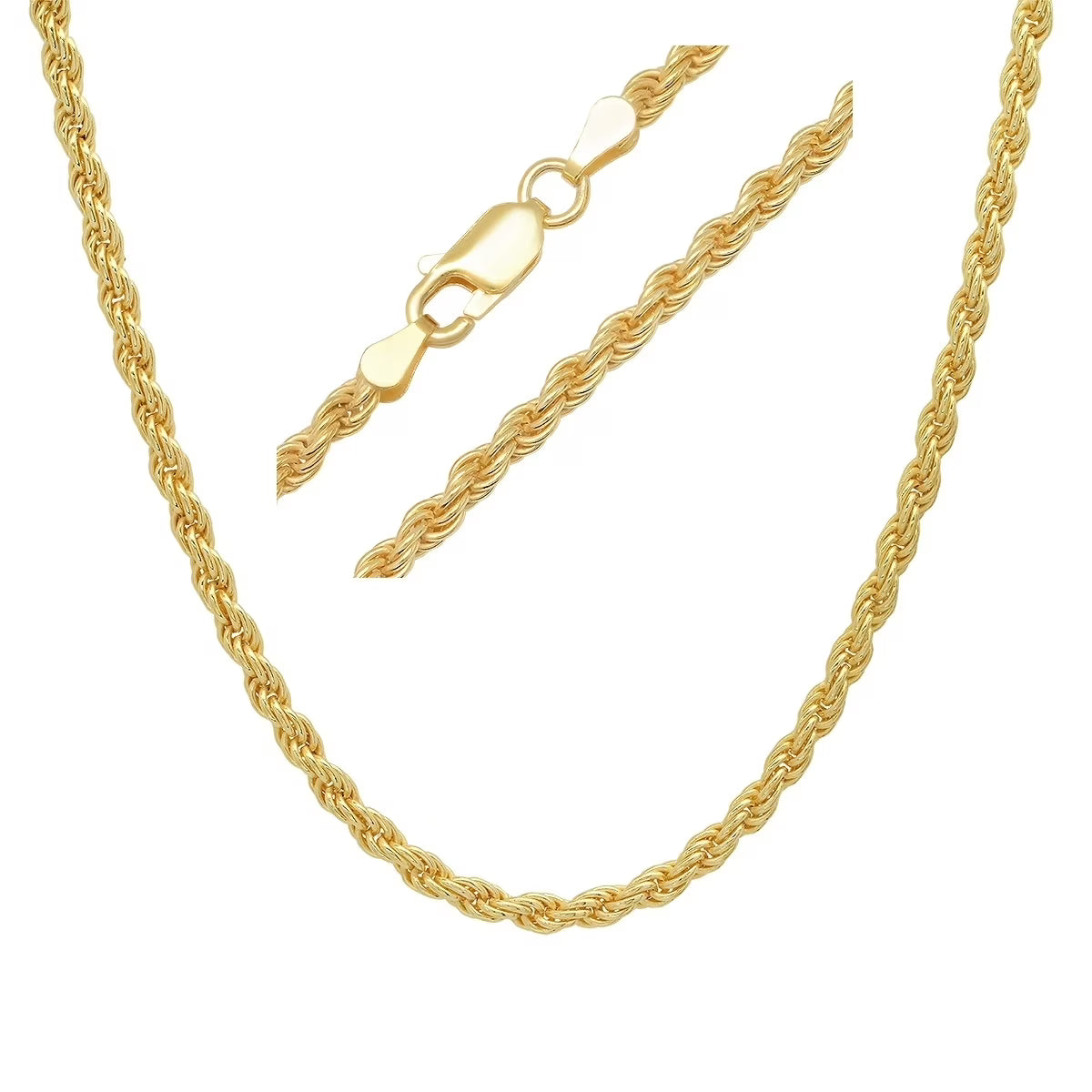 Gold Italian Rope Chain 22" - 30" G197957