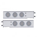Red LED Stainless Spring Loaded Light Bar with Six 36 LED Lights L858