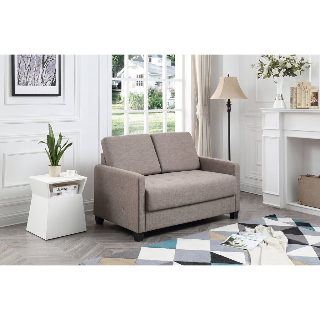 Gray Loveseat I84025