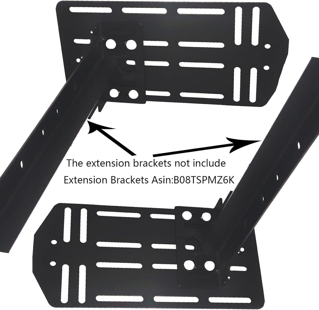 King Bed Headboard Attachment Bracket Modification Plate, Pack of 2 L5231