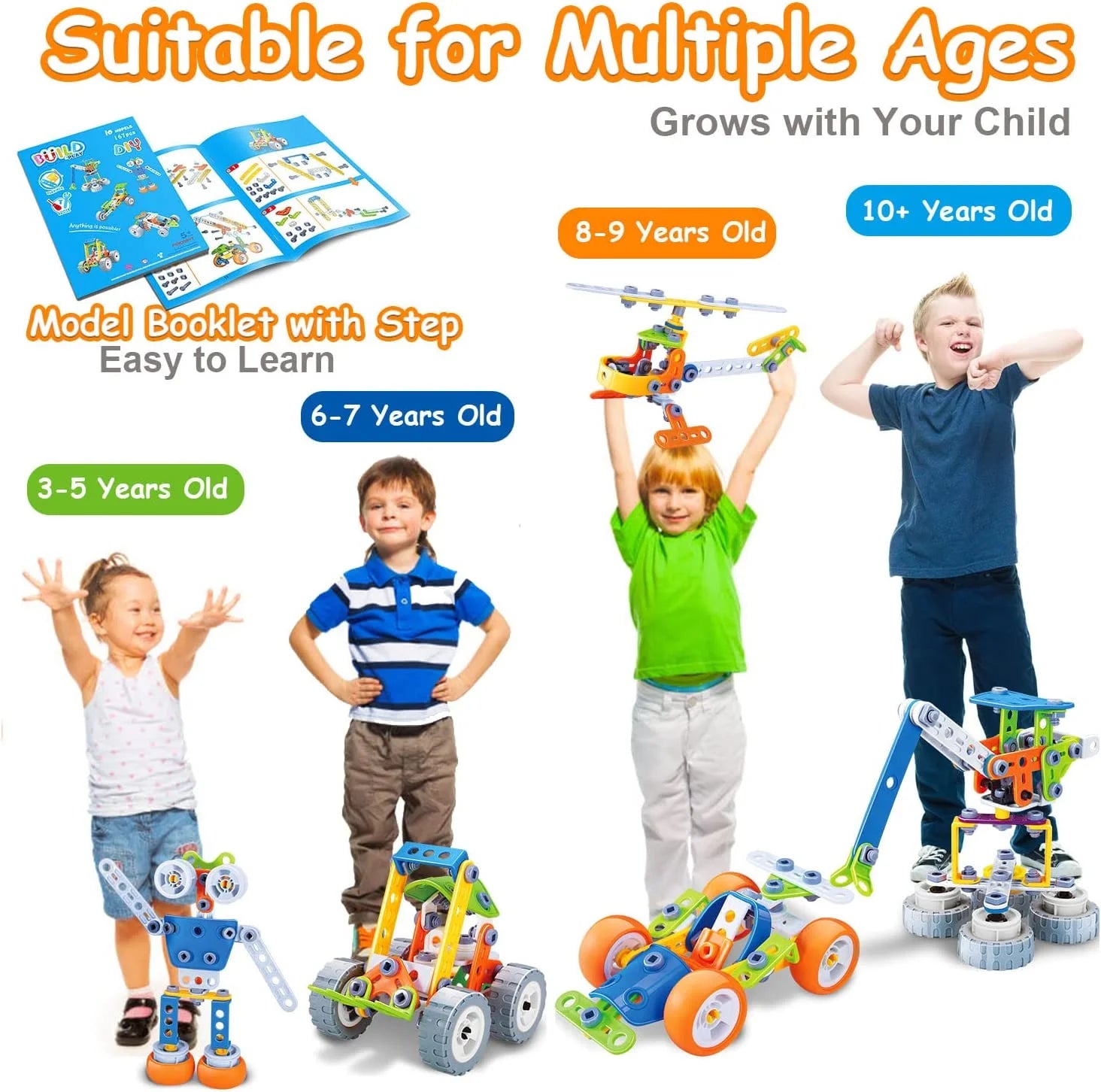 167 Pieces STEM Toy Building Blocks Set U969