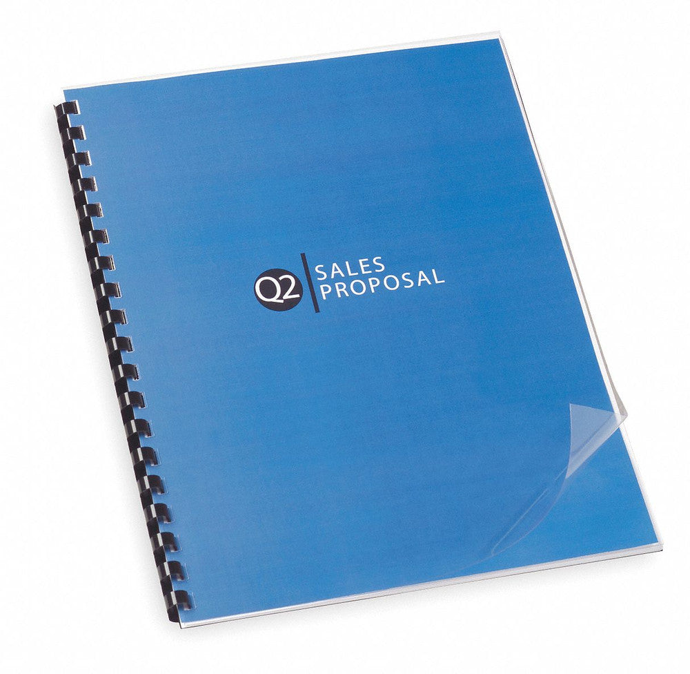 Clear Plastic Binding Covers, PK100 B450