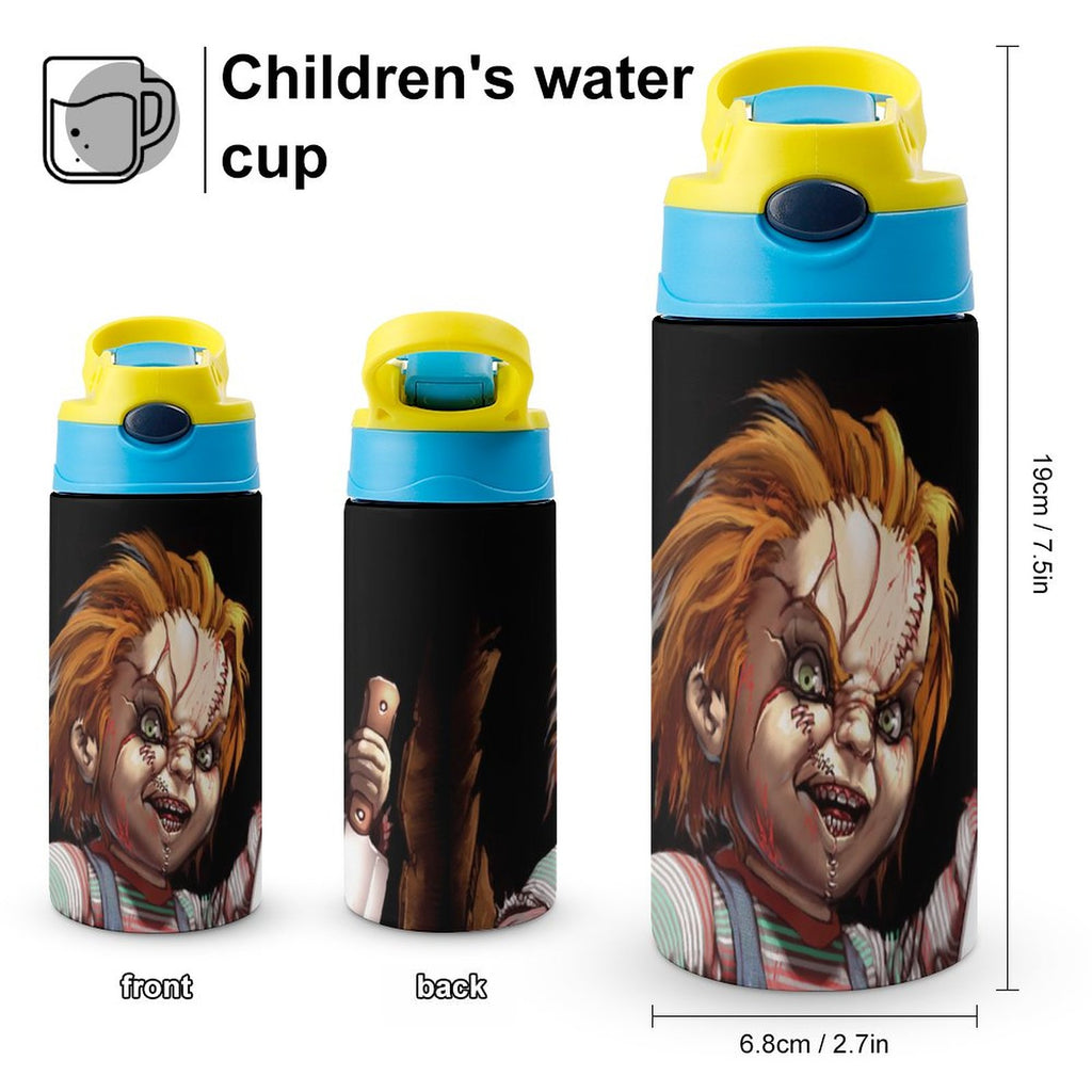 Insulated Stainless Steel Water Bottle with Straw I15020