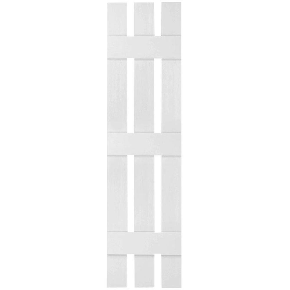 12x22W x 59x22H Vinyl Board-n-Batten Shutters L7549