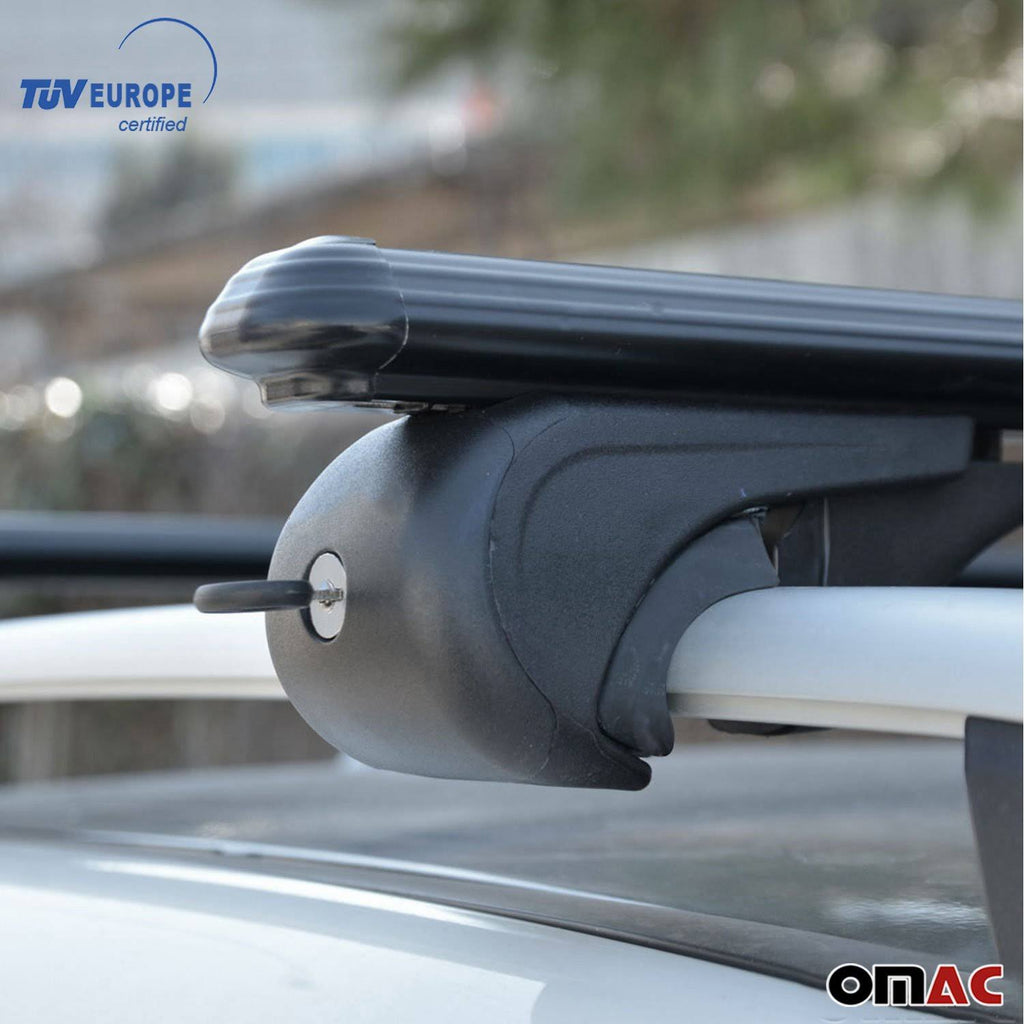 Black Roof Rack Cross Bar Carrier D697