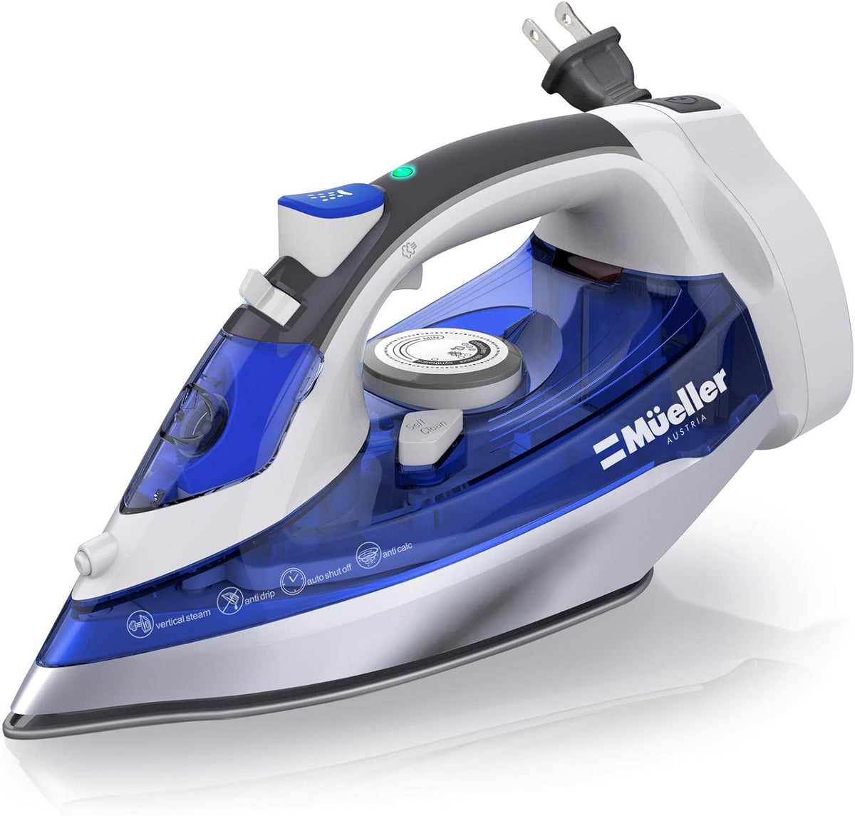 Steam Iron with Retractable Cord J2107