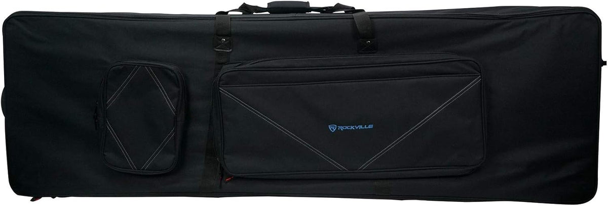 Rolling Bag 61 Slim Keyboard Case with Wheels and Large Pocket Z62584