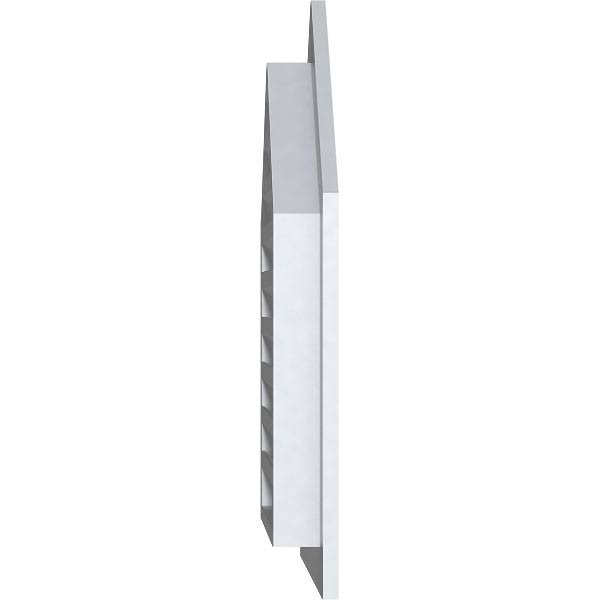 PVC Gable Vent with 1 inch Frame Size X78886