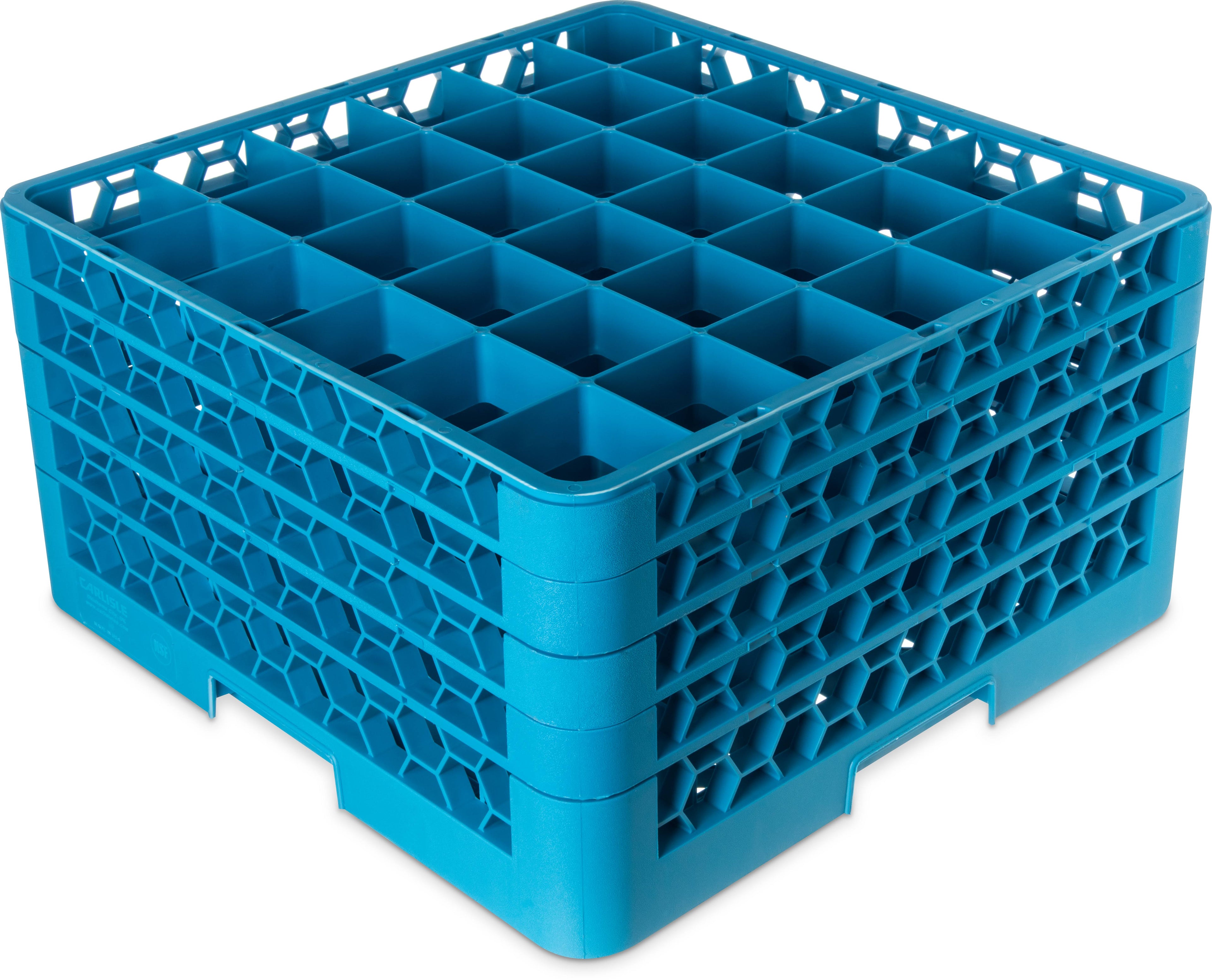 36 Compartment Glass Rack with 4 Extenders H385051