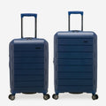 Navy 2-Piece Expandable Hardshell Spinner Set with USB Port C65280