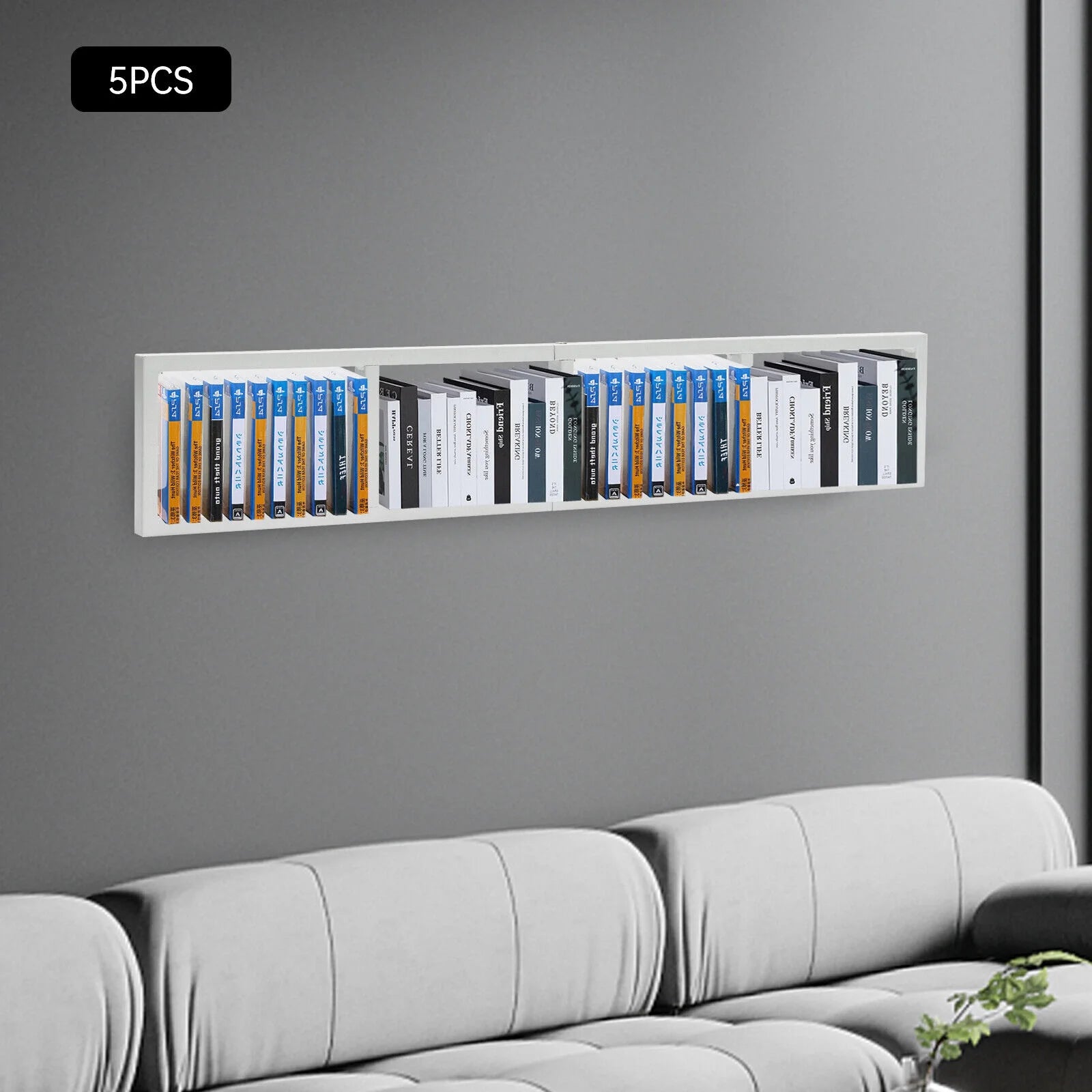 Metal Storage Media Shelf CD DVD Rack Wall Mount V28116