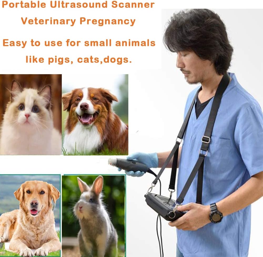 Handheld Portable Veterinary Ultrasound Machine with 3.5MHz Mechanical Sector Probe E366