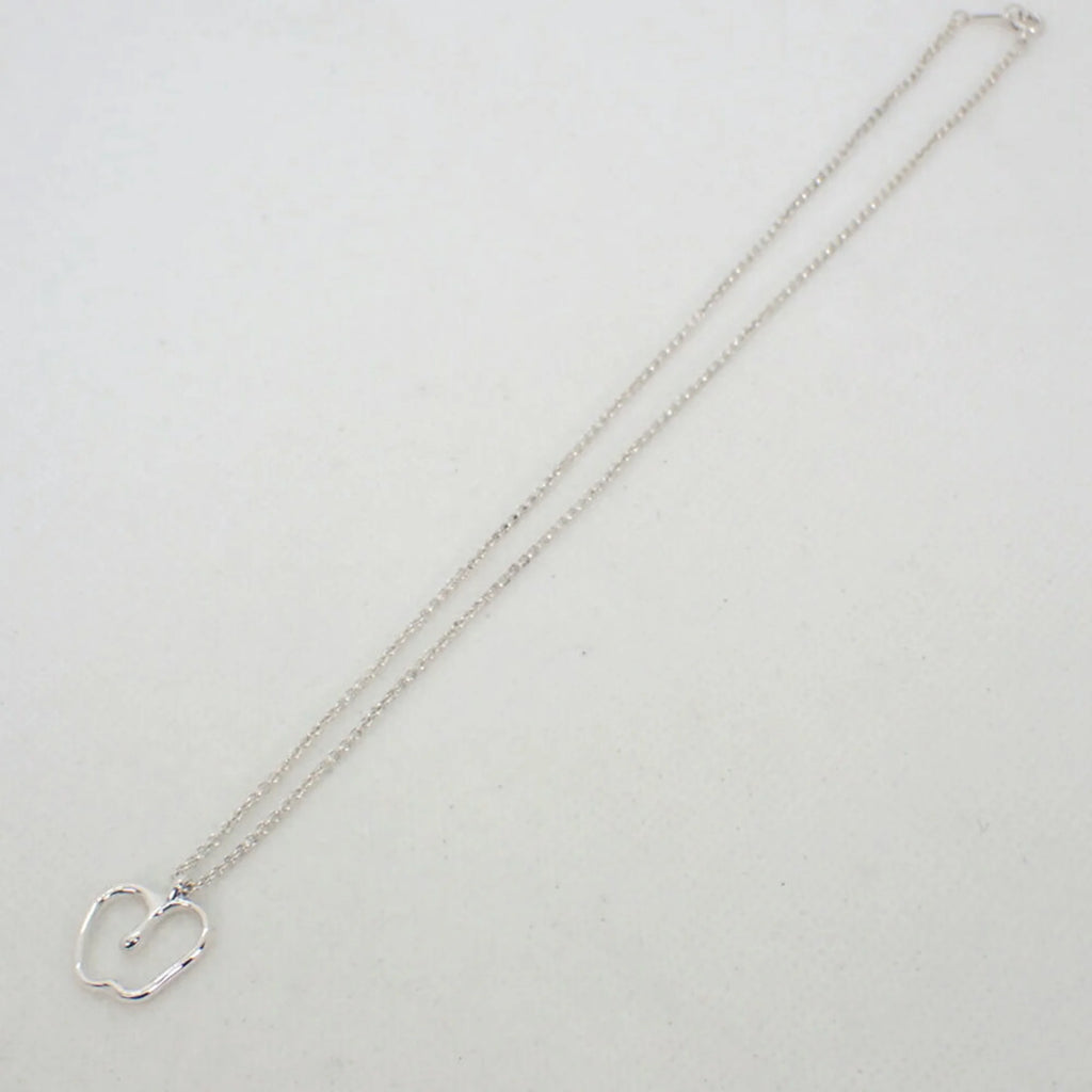 925 Apple Pendant Necklace W20043