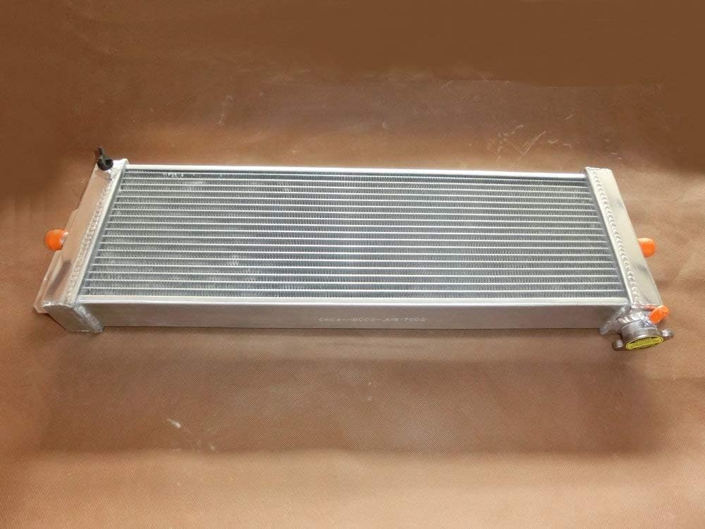 24"x8"x2.5" Aluminum Intercooler Heat Exchanger Radiator with Fans W790