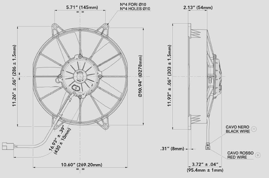 10in High Performance Fan O3162