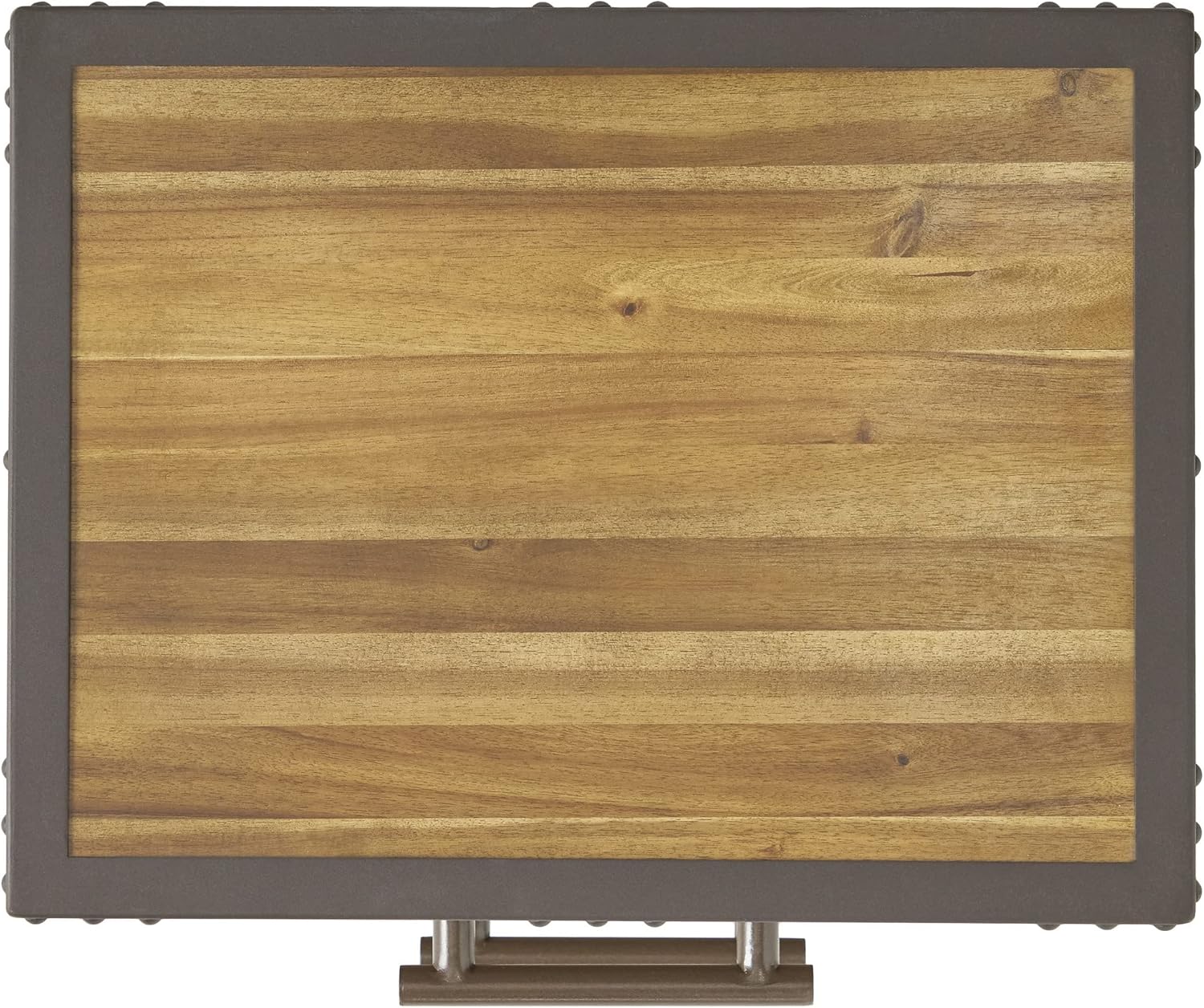 Natural Stained Acacia Wood Two Drawer Night Stand C45516