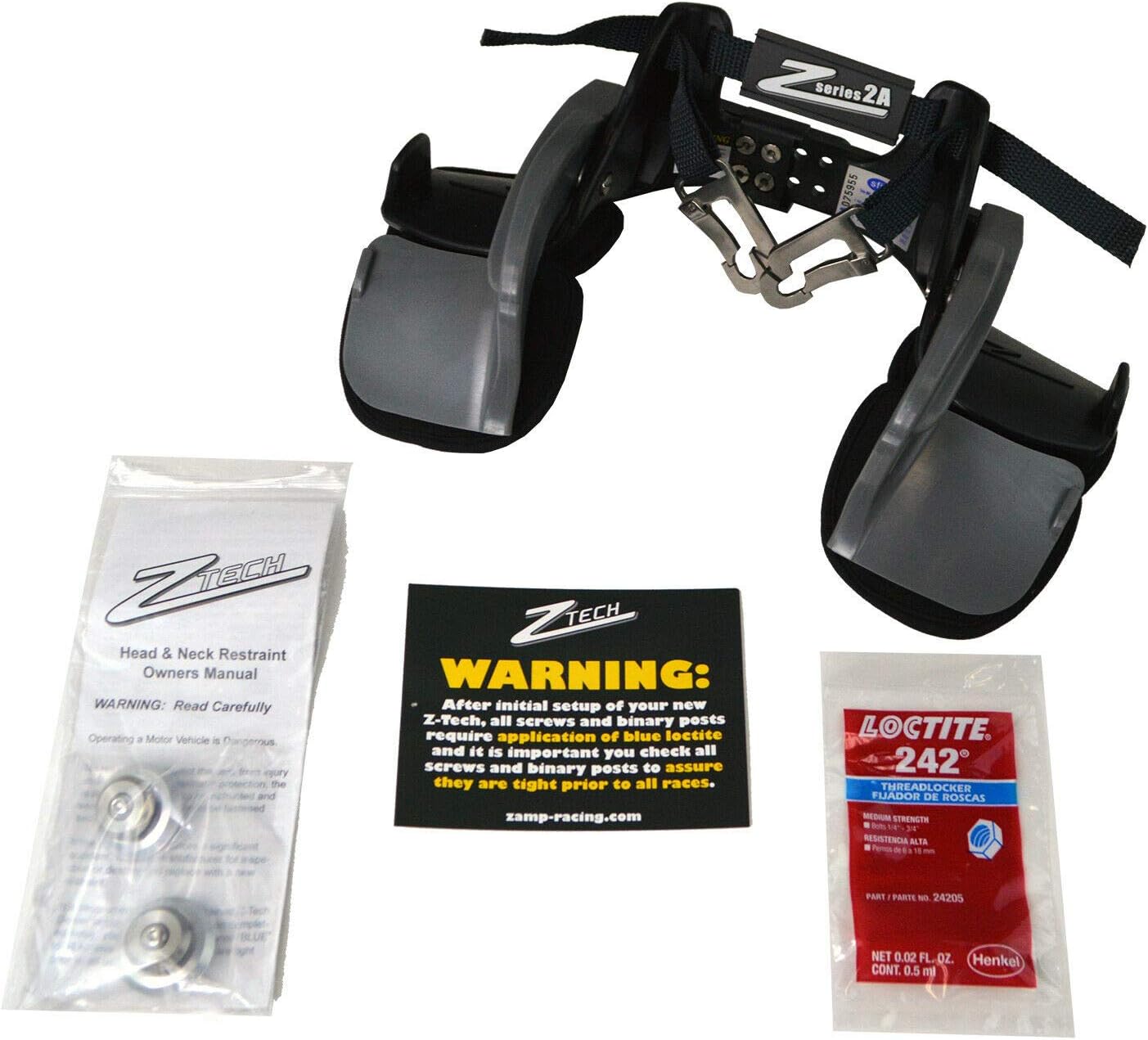 Black/Gray Head and Neck Restraint Y3325